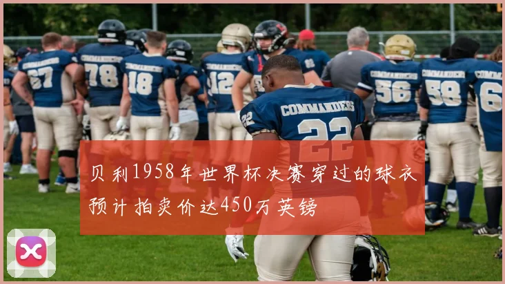 贝利1958年世界杯决赛穿过的球衣预计拍卖价达450万英镑